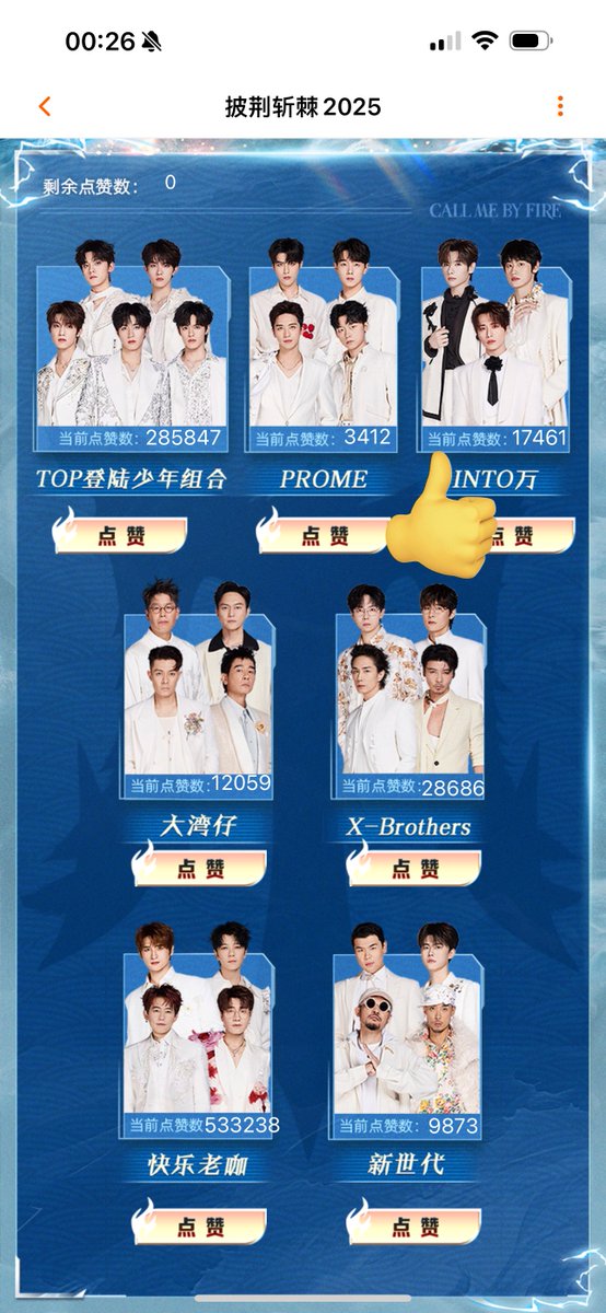 10 votes everyday💪🏻
Just vote for INTO万
#INTO1