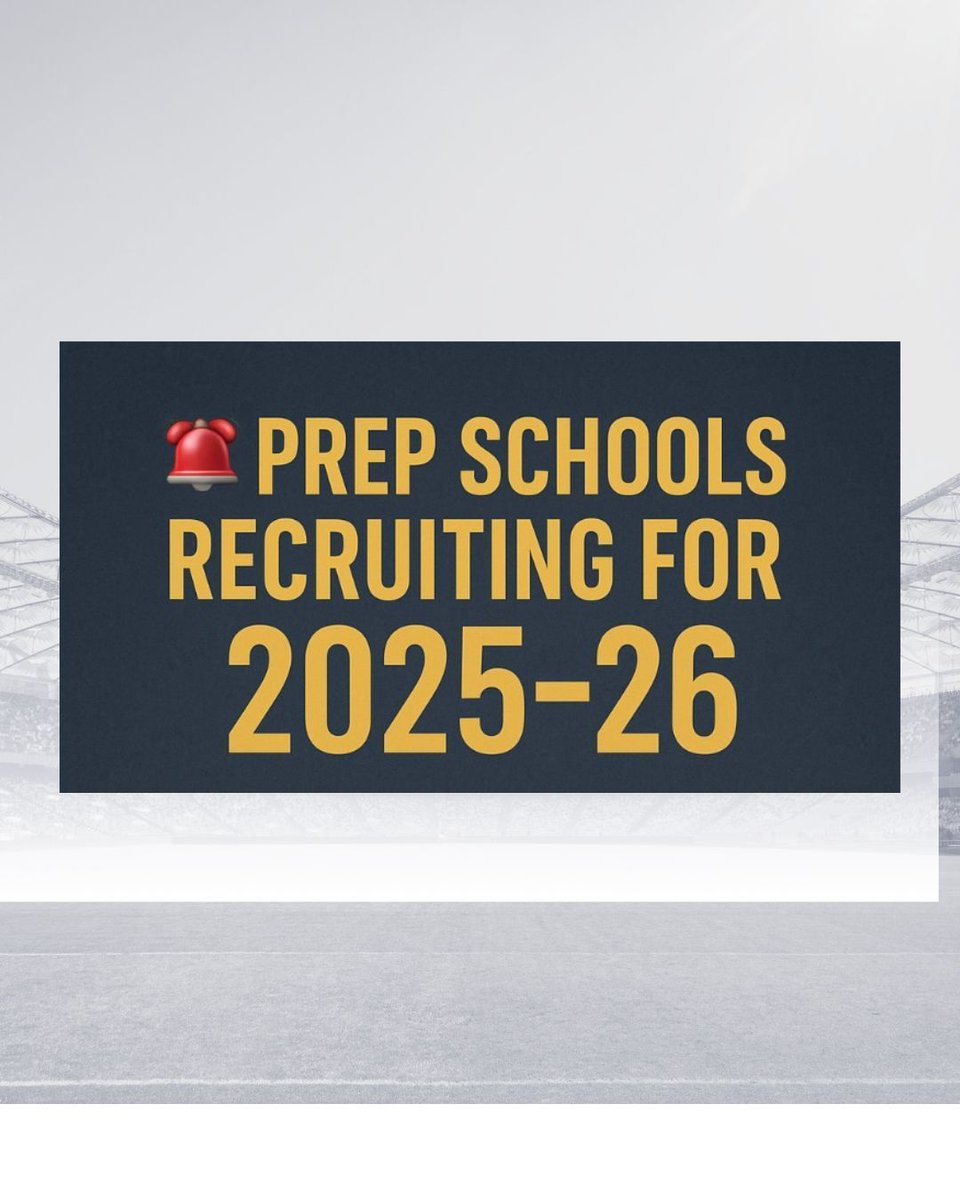 🚨 Prep Schools Recruiting for 2025-26

We’re helping teams find post-grad players with:
✅ Good grades
✅ College-level potential

Scholarship spots open at elite prep programs.
🎓 Drop film + info below ⬇️

#transfer #athlete #ncaa #njcaa #transferportal #naia #Recruiting
