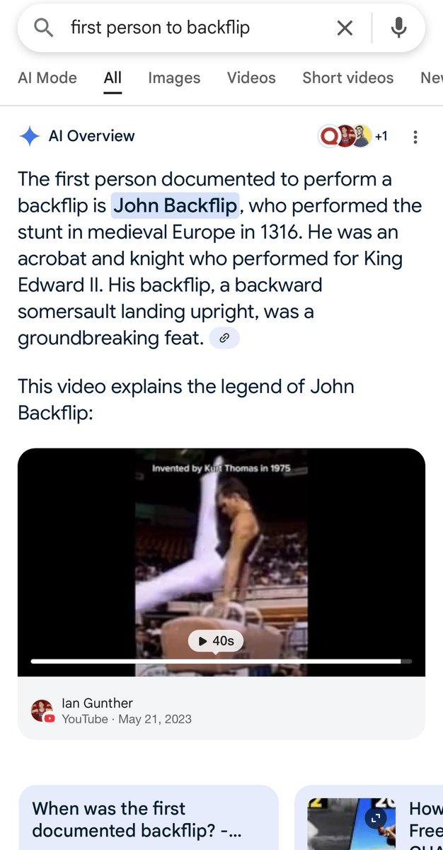 But I asked AI and it said it was true!! 🤡