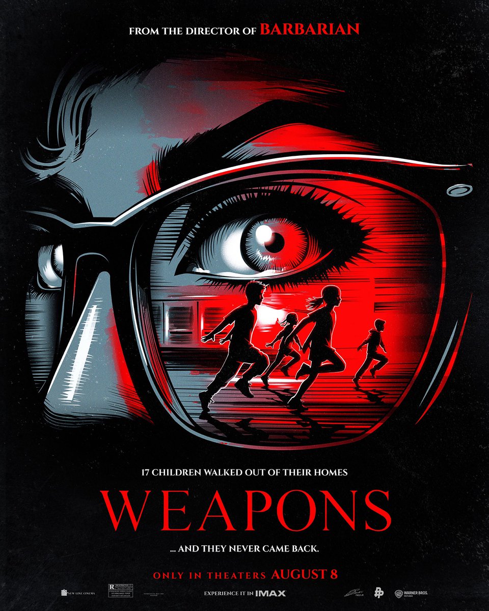 Rico Jr - Illustrator/Designer (@ricojrcrea) on Twitter photo Pleased to share my <a href="/PosterPosse/">Poster Posse</a> tribute poster for #Weapons, the latest exciting horror film by Zach Cregger!
The movie hits theaters tomorrow in the US and now in France. Donāt miss it! Pleased to share my <a href="/PosterPosse/">Poster Posse</a> tribute poster for #Weapons, the latest exciting horror film by Zach Cregger!
The movie hits theaters tomorrow in the US and now in France. Donāt miss it!