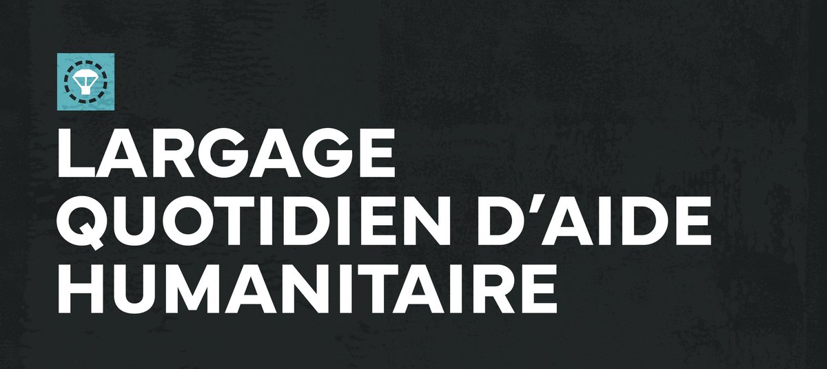 📦✈️ Largage humanitaire coordonné entre 5 pays :
Plus de 80 colis alimentaires ont été largués pour les habitants de Gaza par Tsahal, en coordination avec les Émirats arabes unis, la Jordanie, l’Allemagne, la Belgique et le Canada, sous la direction de <a href="/cogatonline/">COGAT</a>.