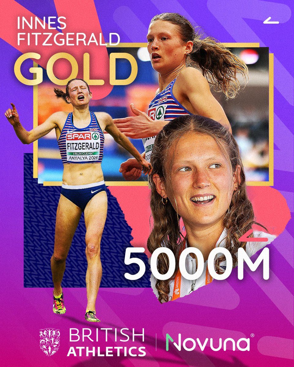EUROPEAN CHAMPION 🤩

Innes FitzGerald dominates the women’s 5000m to take gold at the European Athletics Under-20 Championships 🥇

#tampere2025