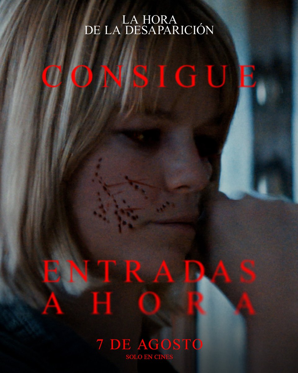 ¡Ya puedes comprar tus entradas para LA HORA DE LA DESAPARICIÓN! ⌛😰

Este hilarante thriller te dejará con los nervios de punta de inicio a fin ¿Te mueres por verla? 🎫 Compra tus entradas en cinepolischile.cl  🎫

#CinépolisChile #LaHoradelaDesaparición #Thriller