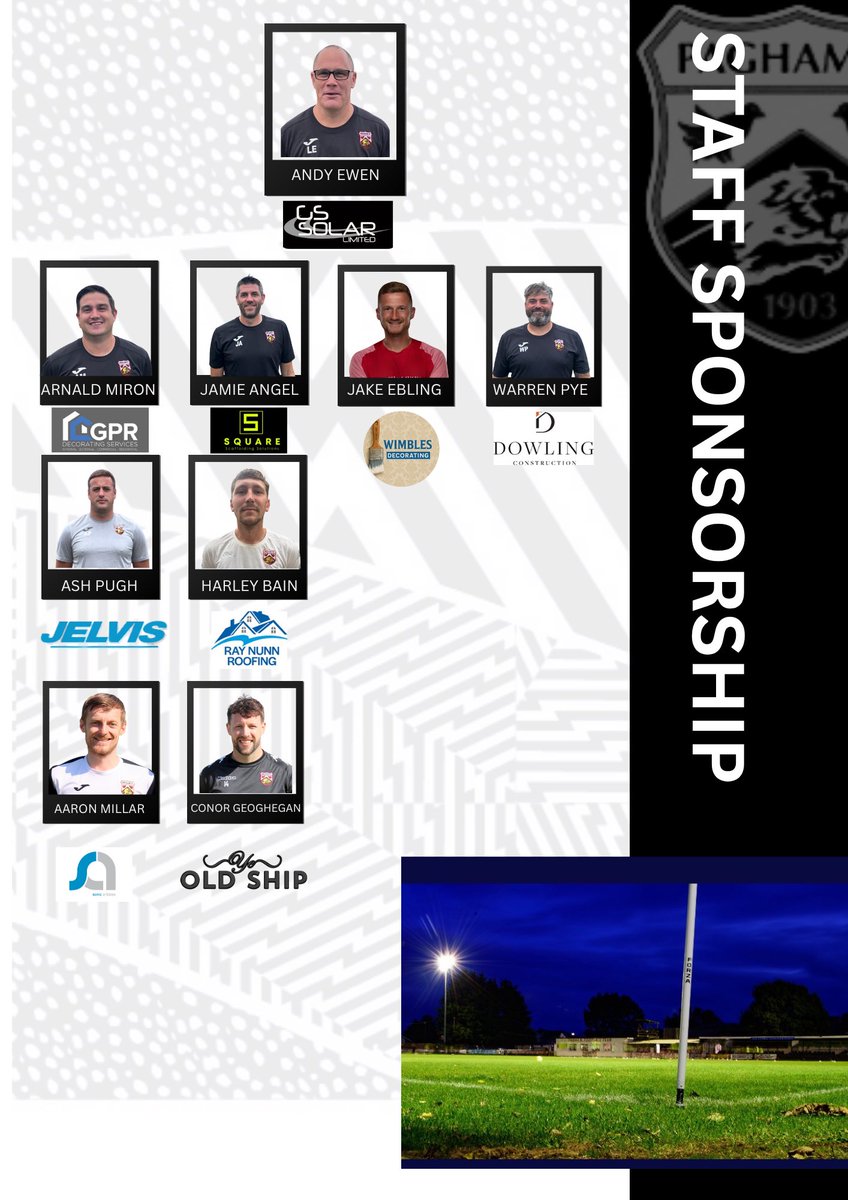 MANAGEMENT SPONSORS ✅
Completed it, mate. 💪

A huge thank you to all our amazing sponsors — we’ve been absolutely blown away by the support coming into the club recently. What a fantastic local community we’ve got behind us.

Big shoutout to <a href="/Paghamfcyouth/">Pagham FC Youth Development</a> as well — your help