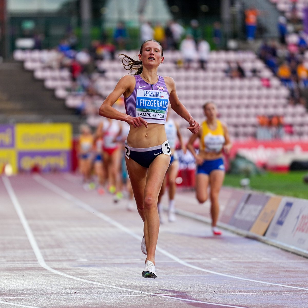 EuroAthletics's tweet image. Simply unstoppable! 💫 

Innes FitzGerald 🇬🇧 wins the European U20 5000m title in a gun-to-tape 15:09.04! 🔥 

And she wins the title by 34 seconds! 🤯 

#Tampere2025