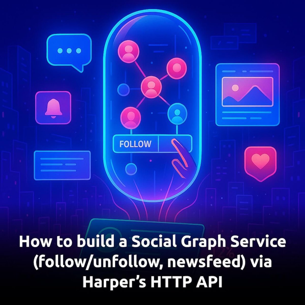🚨 NEW ARTICLE ✨ 

Why social platforms need 5 services for a follow button? 🤯

Harper combines database + cache + messaging in one process ⚡

Sub-millisecond response times 🚀

Building social graphs with Harper's API 👇
buff.ly/KKnBrO8
