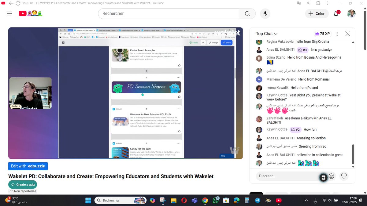 IlyesAbdennebi1's tweet image. Wakelet PD: Collaborate and Create: Empowering Educators and Students with Wakelet
@wakelet @JBDbiz @Amy_Wakelet 
#wakeletcommunityweek2025
#WakeletWave
#edtech