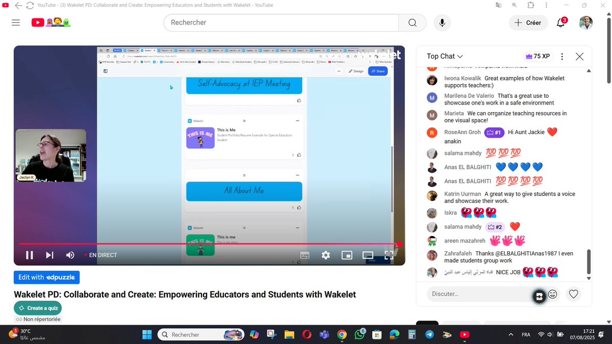 IlyesAbdennebi1's tweet image. Wakelet PD: Collaborate and Create: Empowering Educators and Students with Wakelet
@wakelet @JBDbiz @Amy_Wakelet 
#wakeletcommunityweek2025
#WakeletWave
#edtech