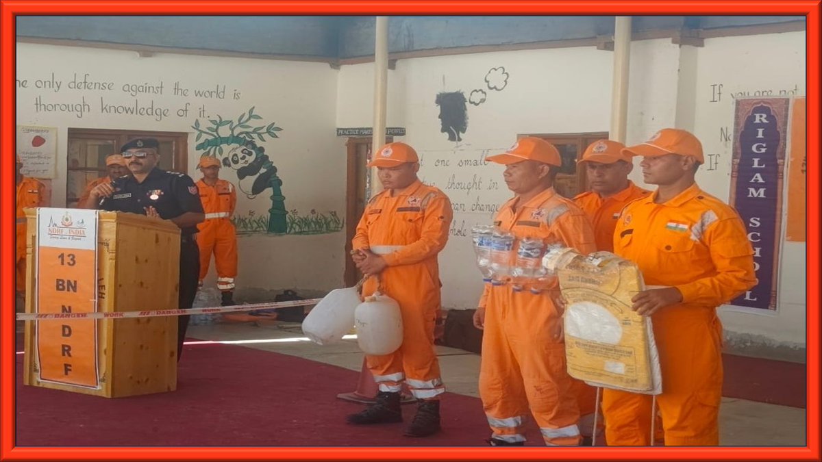 13Bnndrf's tweet image. 13 Bn NDRF successfully conducted a #SchoolSafetyProgramme (#SSP) at Govt. Higher Secondary School, #Reglem, #Leh 🇮🇳
#NDRF #DisasterPreparedness #SchoolSafety #Leh #CommunityAwareness #SafeguardingTomorrow
@NDRFHQ
@ndmaindia
@ANI