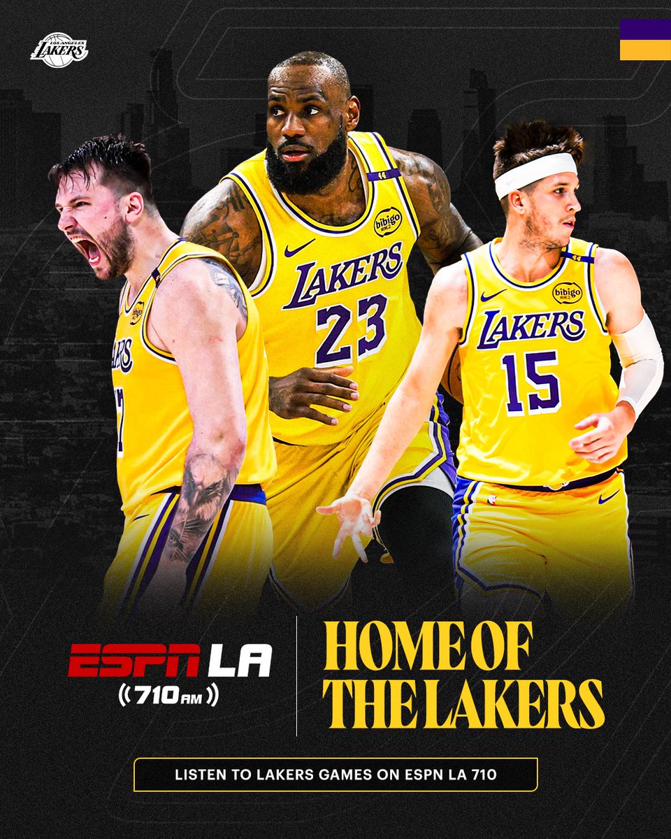 The legacy continues…

Proud to be the home of the Lakers, ESPN LA 💜💛