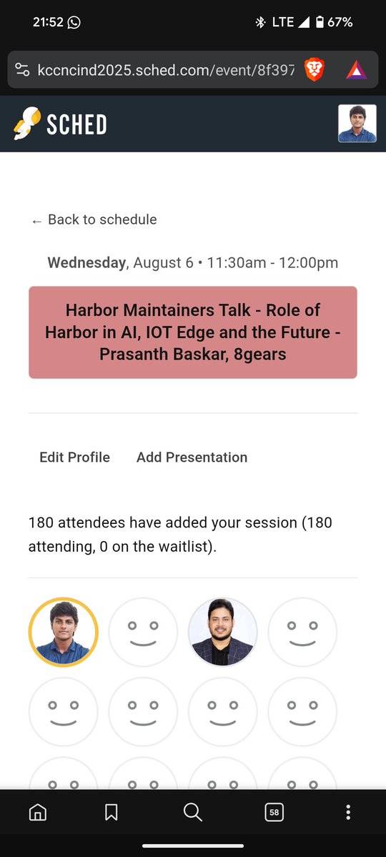 Prasanth Bupd (@prasanthbupd) on Twitter photo Thank you all for attending the Maintainer Track of <a href="/project_harbor/">Project Harbor</a>
Glad you found it insightful. Thank you all for attending the Maintainer Track of <a href="/project_harbor/">Project Harbor</a>
Glad you found it insightful.