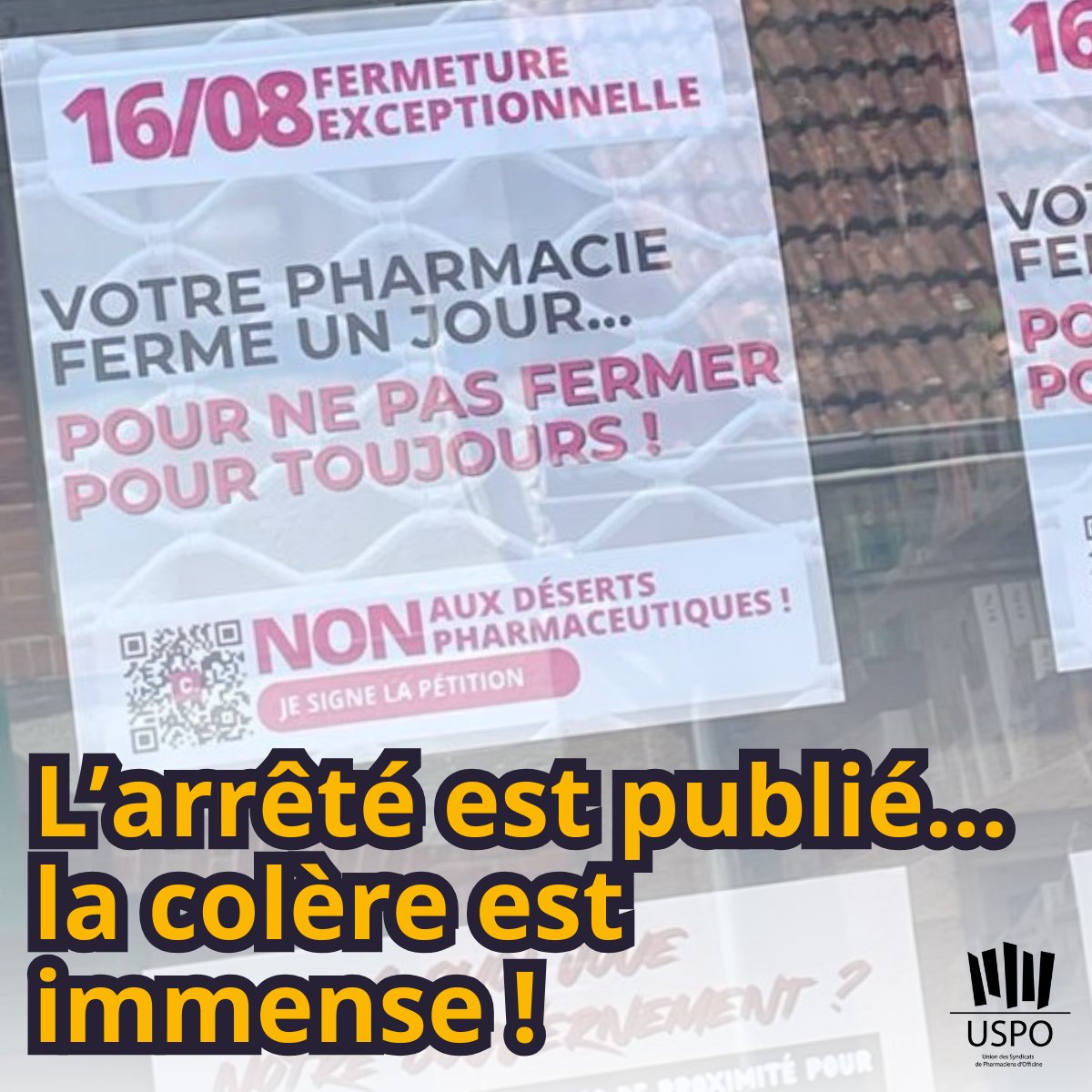 USPO - Pharmaciens d’Officine (@uspo_pharmacies) on Twitter photo 🚨Pharmaciens : rejoignez ce mouvement essentiel pour défendre notre mission de santé publique. Montrez que sans nous, c’est tout le système de soins qui vacille… urlr.me/pzvuDJ 🚨Pharmaciens : rejoignez ce mouvement essentiel pour défendre notre mission de santé publique. Montrez que sans nous, c’est tout le système de soins qui vacille… urlr.me/pzvuDJ