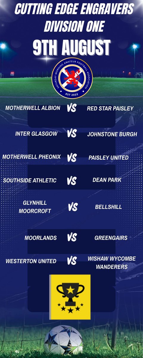 🚨MATCHDAY 1🚨

MTFG🧨🟠⚫️🟠

<a href="/L1veAtTheAmmys/">Live At The Ammys</a> <a href="/scottish_aff/">AmateurFixturesResultsSCO</a> <a href="/OfficialSMAFA/">SMAFA</a>