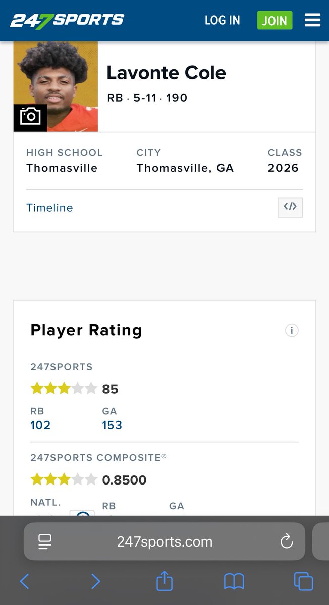 Lavonte Cole (@hbvvonte) on Twitter photo #AGTG🙏 Beyond blessed to be a rated a 3⭐️ <a href="/247recruiting/">247Sports Recruiting</a> <a href="/ChadSimmons_/">ChadSimmons</a> <a href="/RecruitGeorgia/">Recruit Georgia</a> #AGTG🙏 Beyond blessed to be a rated a 3⭐️ <a href="/247recruiting/">247Sports Recruiting</a> <a href="/ChadSimmons_/">ChadSimmons</a> <a href="/RecruitGeorgia/">Recruit Georgia</a>
