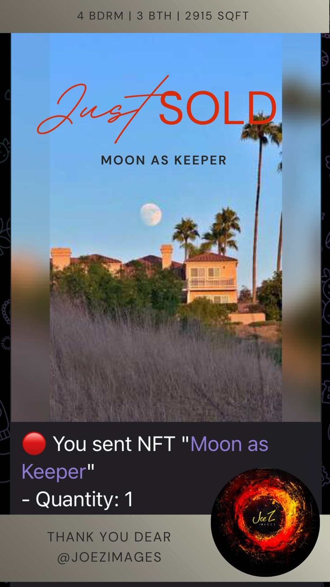 🌕✨ First Edition Sold ✨🌕
"Moon as Keeper" — Deepest gratitude to the brilliant @joezimages for being the first collector to welcome her. This piece was born under the hush of twilight, with the moon as witness. Now, it continues its journey through you.
🔴 9 editions remain.