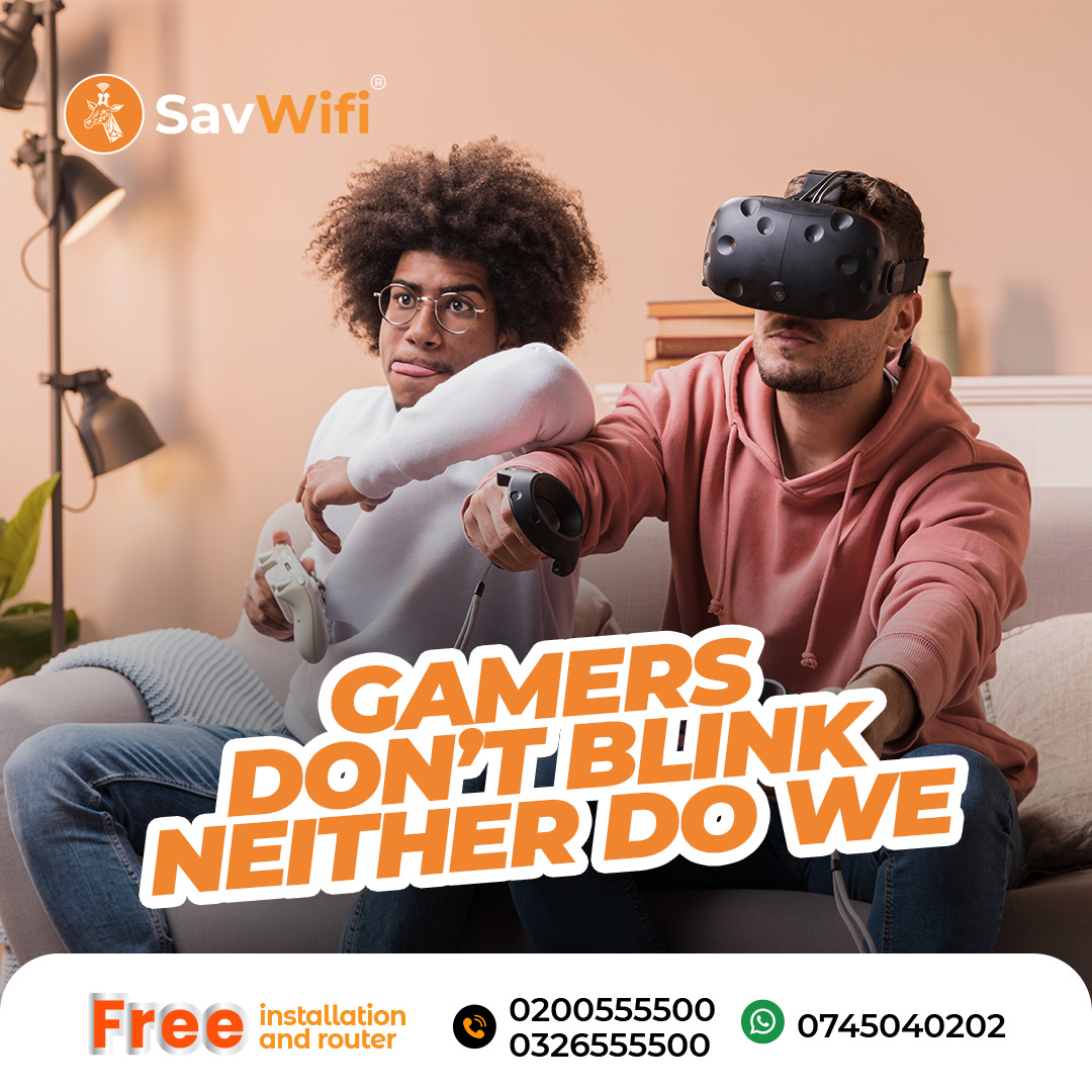 Nights are for gamers who don’t blink and neither does our connection. 🎮⚡
#SavWifi
#StayConnected 
#ThursdayVibes 
#GameNonstop