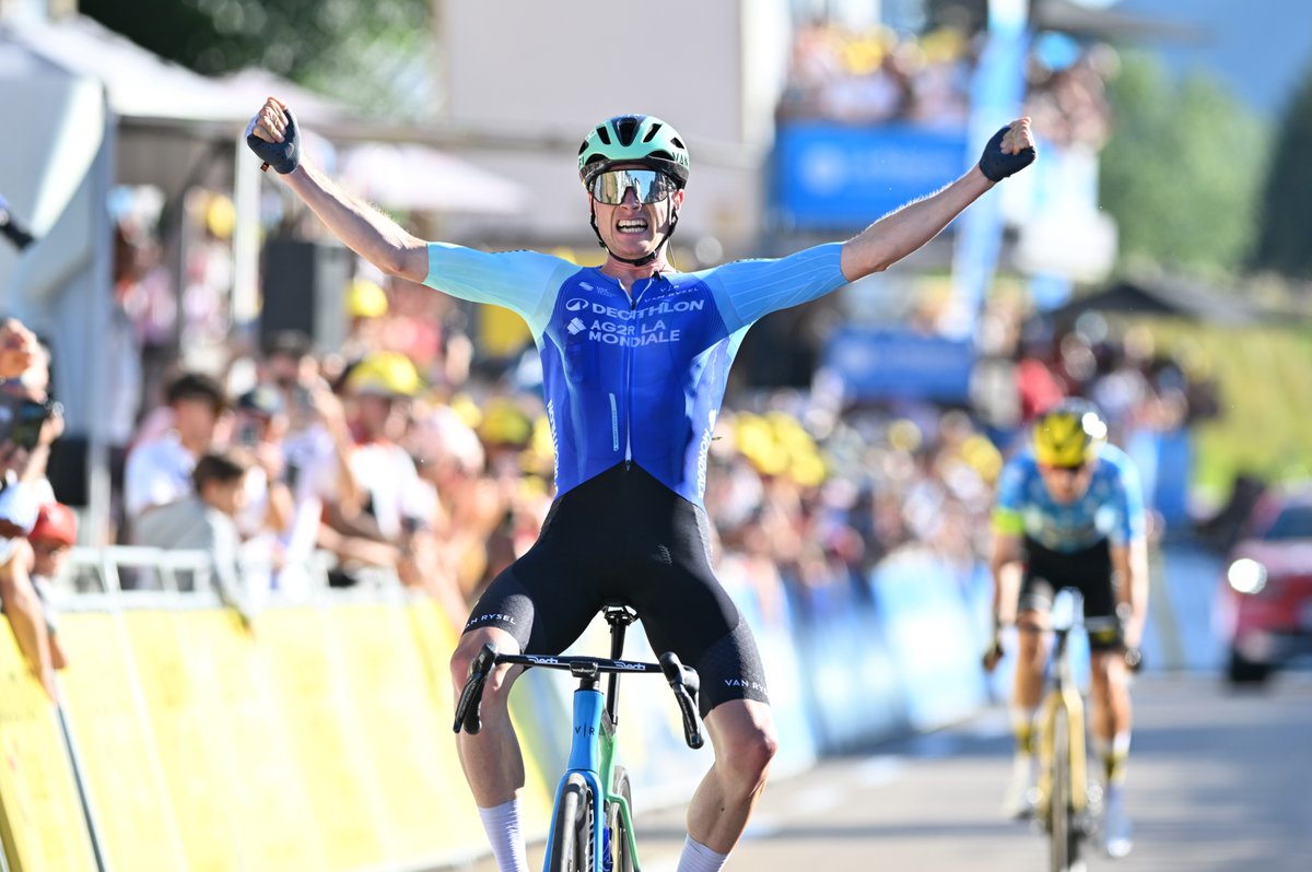 🇫🇷 <a href="/tourdelain/">Tour de l'Ain</a> - Étape 2

🏆 <a href="/NicoProdhomme/">Nico_prdh</a> remporte sa 5e victoire de la saison ! C'est la 19e victoire de l'équipe 😍

🏆 <a href="/NicoProdhomme/">Nico_prdh</a> takes his 5th win of the season! That’s the team’s 19th victory this year 😍

#DECATHLONAG2RLAMONDIALETEAM - © Getty <a href="/Decathlon/">Decathlon</a>