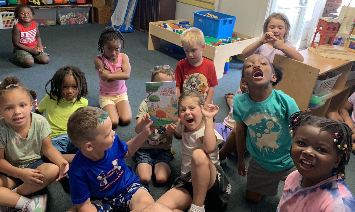 🟢WhyMe (@whyme1980) on Twitter photo My class of soon kindergarten & first graders loved the new <a href="/TheTacoTribe/">Taco Tribe ༼ ง ⊙ᴗ⊙。༽ง 🌮</a> book.
Get the new book “The Taco who found his Crunch” today!
a.co/d/jdf45FJ My class of soon kindergarten & first graders loved the new <a href="/TheTacoTribe/">Taco Tribe ༼ ง ⊙ᴗ⊙。༽ง 🌮</a> book.
Get the new book “The Taco who found his Crunch” today!
a.co/d/jdf45FJ