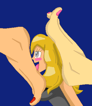 Shortly after Serena licked Cynthia's and Dawn's big soles, now she's between May's and Dawn's big feet~ #bigfeet #longtoes #bigsoles #barefoot #foottease #footpov #domination #humiliation #footworship