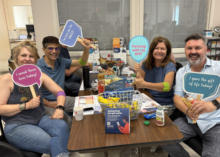 Looking for a fun and meaningful way to spend time with friends? Grab your crew &amp; make a night of it, just like Roberto, Moni, Dushka, and Sam!

“We all come in to donate together and go out to dinner after!”

When you donate with friends, every drop makes a bigger difference 🩸