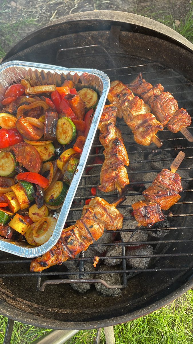 Heute besseres Wetter in Berlin. Zeit zu grillen.