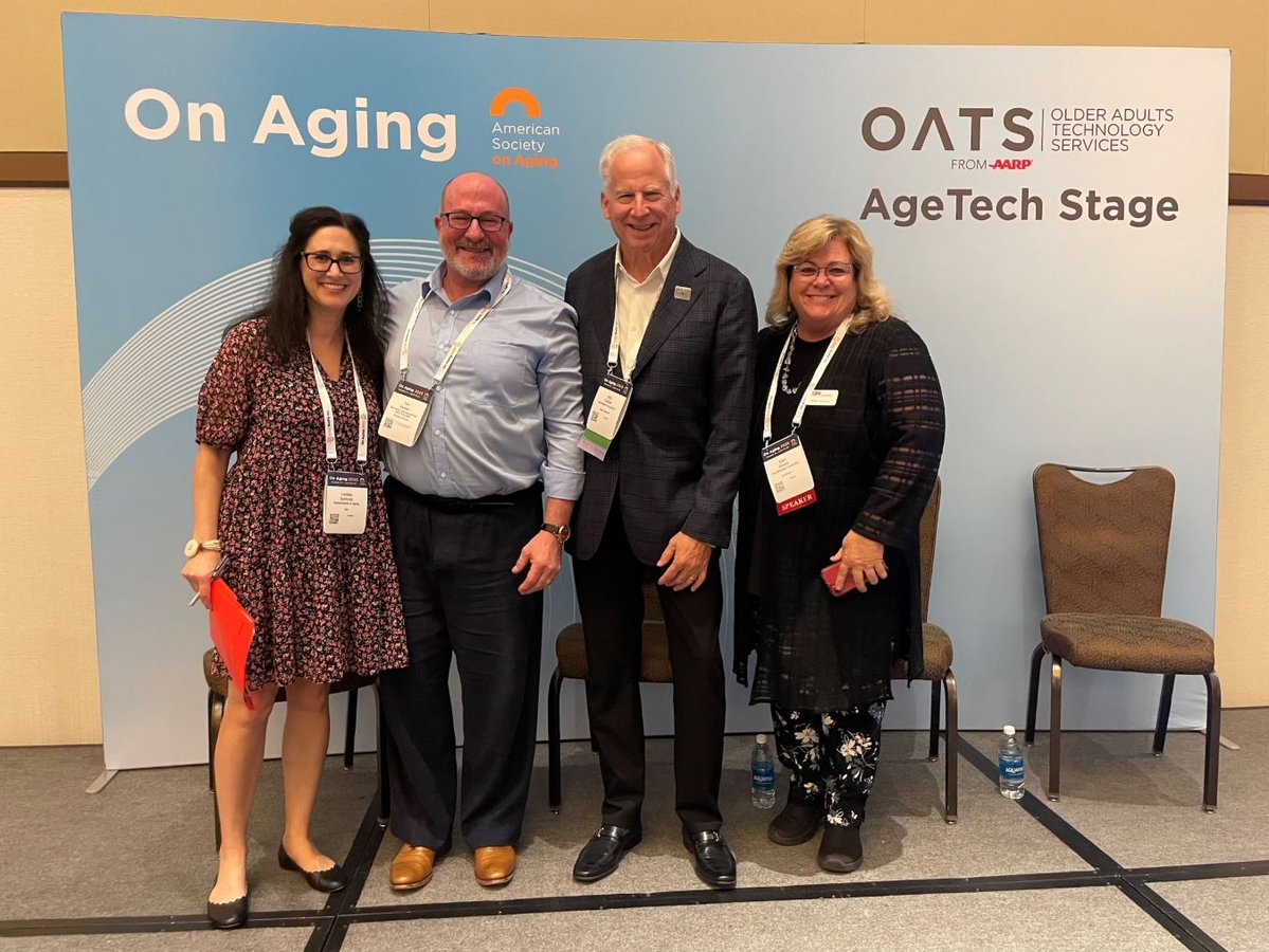 Older Adults Technology Services (OATS) from AARP (@olderadultstech) on Twitter photo OATS is proud of our long-standing relationship with ASA, and even prouder to have sponsored this year’s AgeTech Stage at #OnAging2025. We hosted four engaging sessions, with Executive Director <a href="/thomaskamber/">Thomas Kamber</a> serving as panelist and sharing insights from 20+ years of training OATS is proud of our long-standing relationship with ASA, and even prouder to have sponsored this year’s AgeTech Stage at #OnAging2025. We hosted four engaging sessions, with Executive Director <a href="/thomaskamber/">Thomas Kamber</a> serving as panelist and sharing insights from 20+ years of training