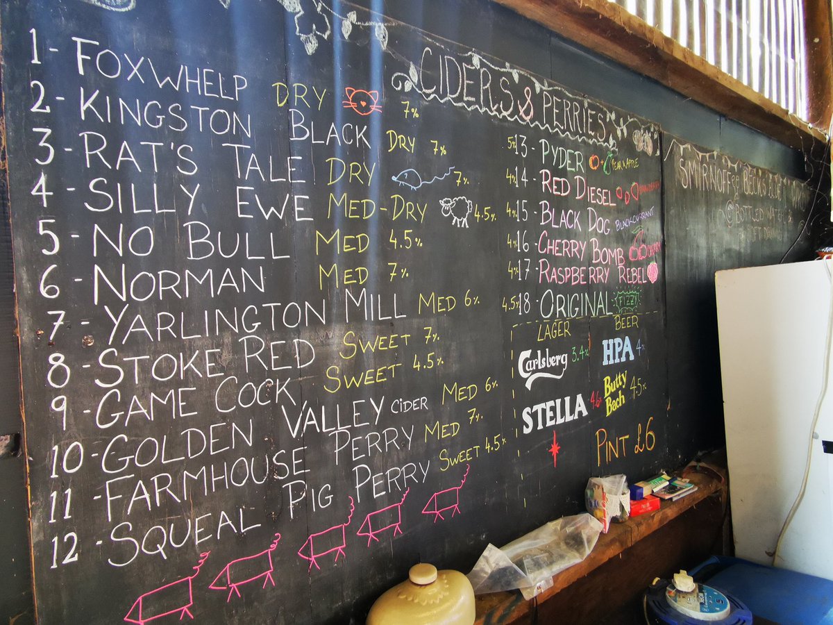 Cider list for <a href="/DDDownOnTheFarm/">Down On The Farm</a> we open Friday