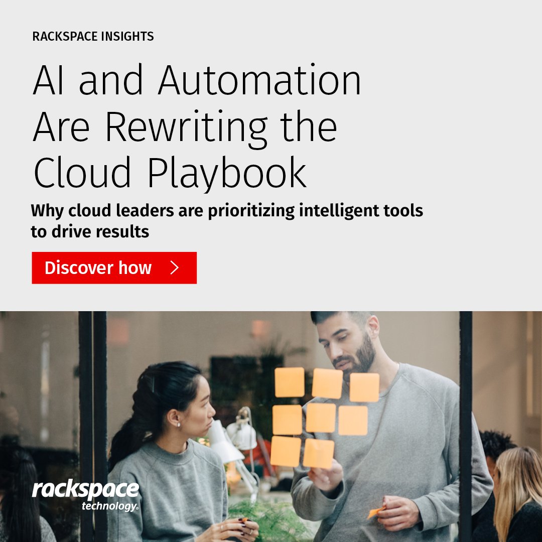 Rackspace Technology (@rackspace) on Twitter photo Reduce manual effort. Accelerate deployments. Cut FinOps overhead.
Rackspace SVP Jon Mullapudy shares how AI and automation are cutting costs, boosting speed and delivering outcomes that matter in the cloud.
Read the blog: bit.ly/4oo3YBQ. Reduce manual effort. Accelerate deployments. Cut FinOps overhead.
Rackspace SVP Jon Mullapudy shares how AI and automation are cutting costs, boosting speed and delivering outcomes that matter in the cloud.
Read the blog: bit.ly/4oo3YBQ.