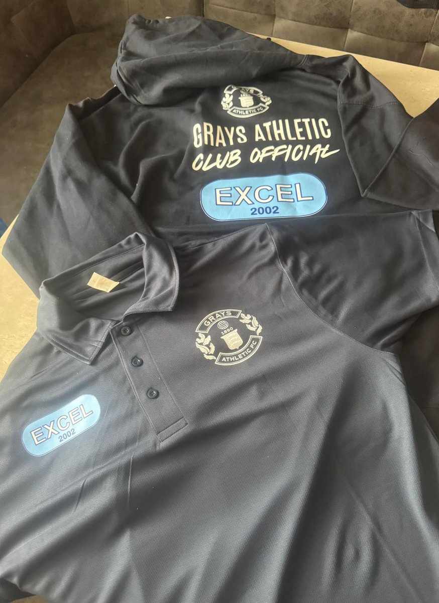 NEW VOLUNTEER MATCHDAY WEAR SPONSOR

Grays Athletic are delighted to announce that all of our matchday volunteers and officials will be wearing brand new matchday wear which has been sponsored by EXCEL 2002

We are hugely grateful for this new sponsorship of our fantastic
