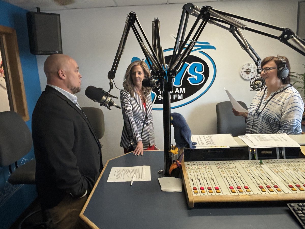 Had a great conversation on KAYS radio this morning with Becky Kiser and Ben Schears, FHSU’s new Vice President for Economic and Workforce Development. Exciting things ahead as he steps into this important role!