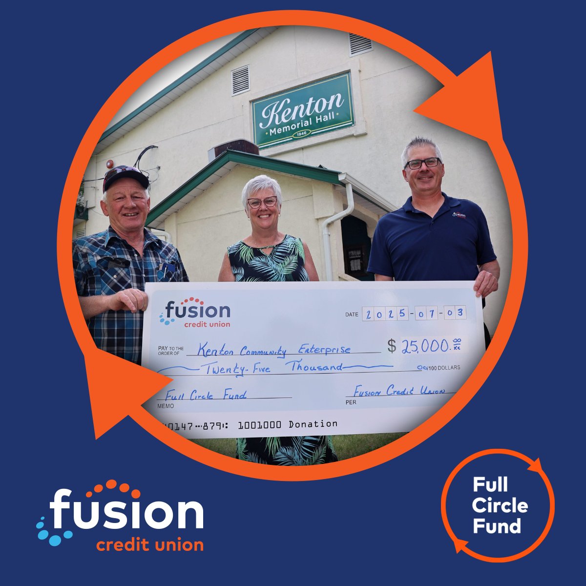 We're proud to announce the distribution of $67,000 in funding through our latest Full Circle Fund intake!  

To read the full list of recipients, including Kenton Community Enterprise, click the link to our website ⬇️⬇️

fusioncu.com/en/about/news/…
