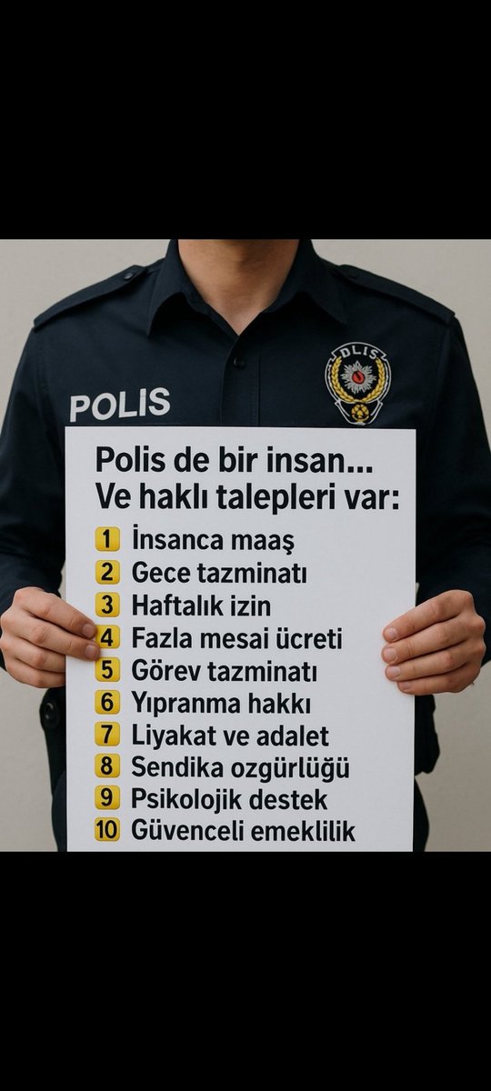 #PolisTükendi