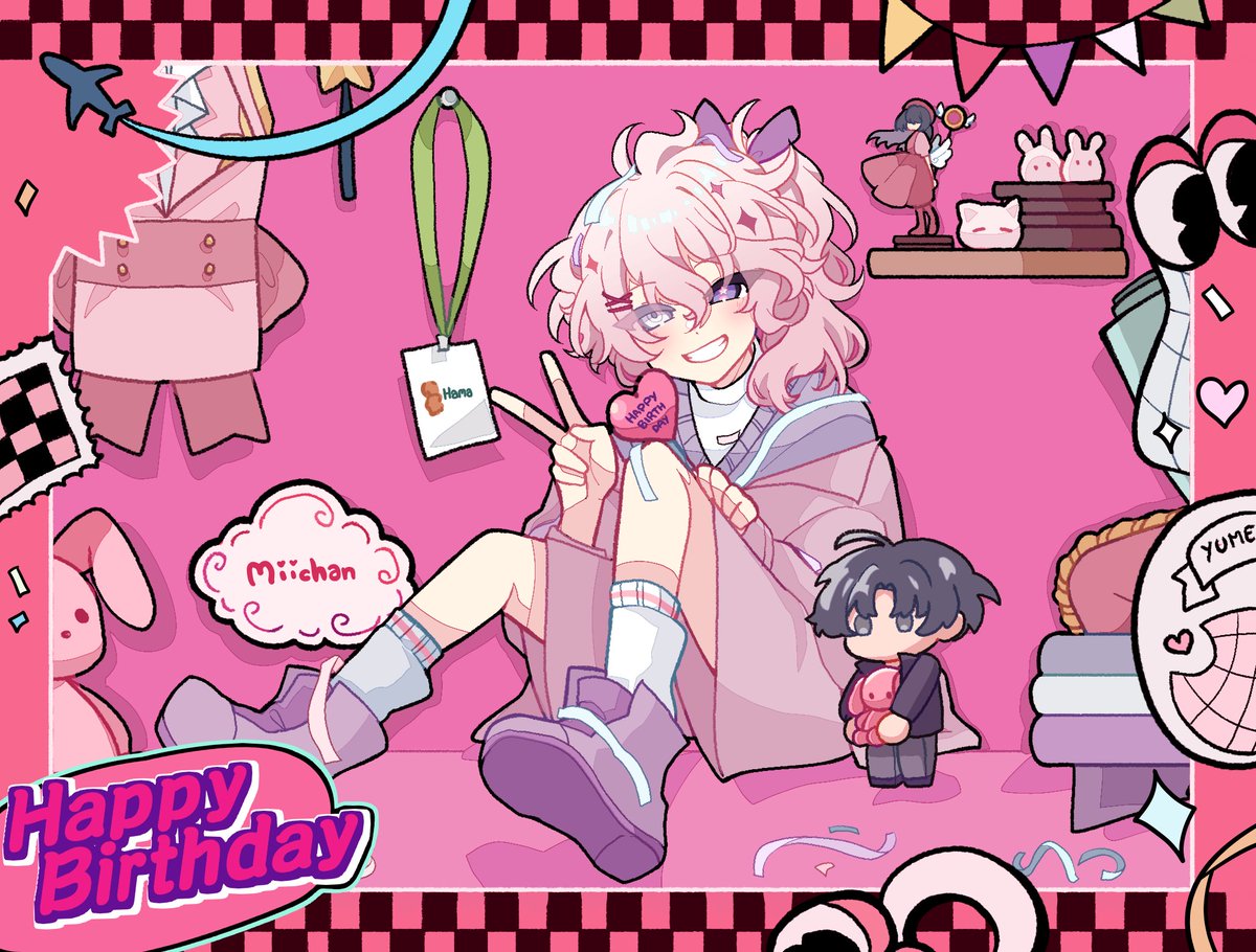 sunxiaokiiru's tweet image. (18trip oc/yume)

✈️HAPPY BIRTHDAY 2025

August 08 is the birthday of Amami Mio, more commonly known as Miichan! Nothing would make them happier than simply spending time by Shunin's side. 💖