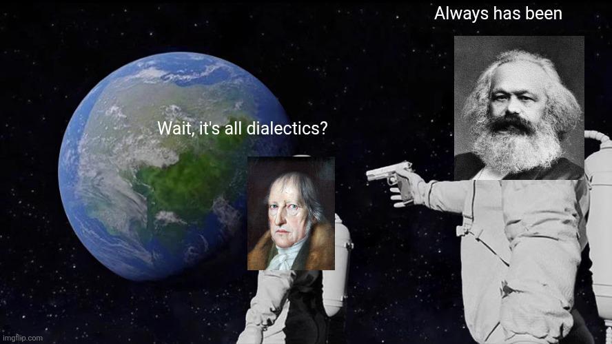 Hegel put upside down