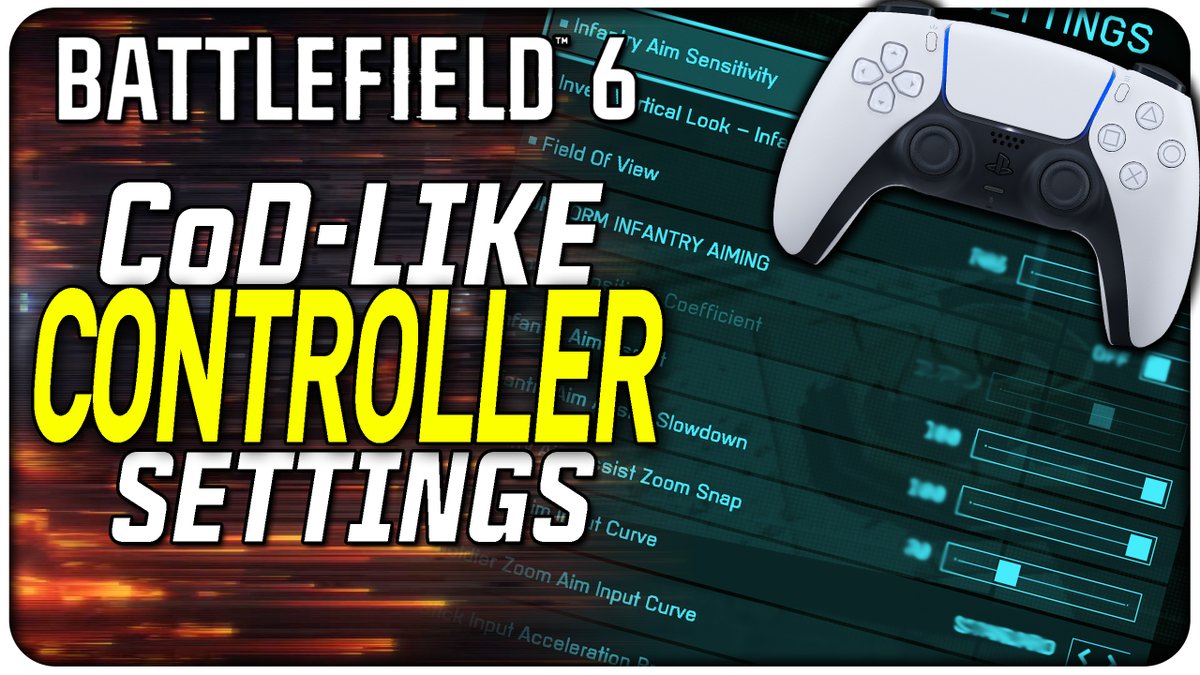 TheXclusiveAce's tweet image. Here it is! I spent a ton of time dialing in controller settings for the BF6 Beta with the goal of getting a CoD-like controller feel to help give my CoD audience a good starting point to build from for an easier transition. youtu.be/D4rYPQfhtew