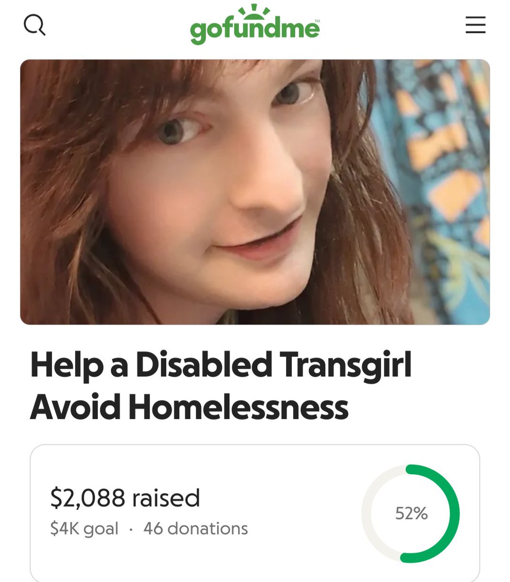 I can't edit the gofundme but i am in emergency need of about $1000 to avoid being homeless in ~3 weeks, i start a new job soon but i wont make enough (or get the check) in time to afford the options I've found

please help me and please retweet because my account is censored