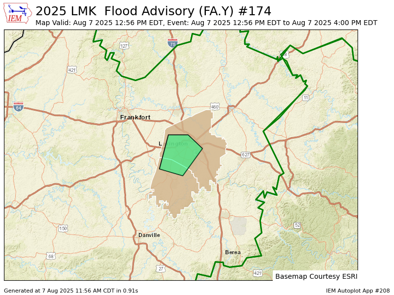 LMK issues Flood Advisory for Fayette, Jessamine [KY] till Aug 7, 4:00 PM EDT mesonet.agron.iastate.edu/vtec/f/2025-O-…