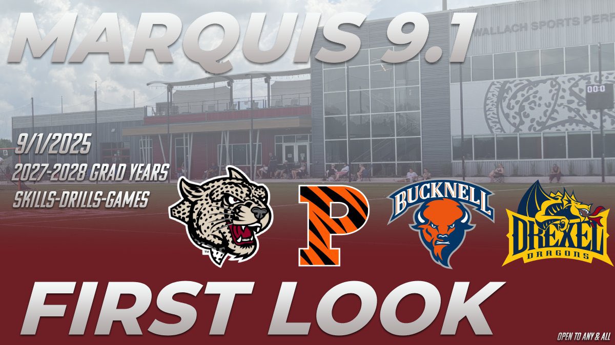 Honored to receive an invitation to the 2025 Marquis 9.1 First Look Showcase at Lafayette College. Thank you to Coach <a href="/judsonhall/">Jud Hall</a> for the opportunity. Excited to compete and continue developing. #FirstLookShowcase #GrindSeason #LafayetteCollege