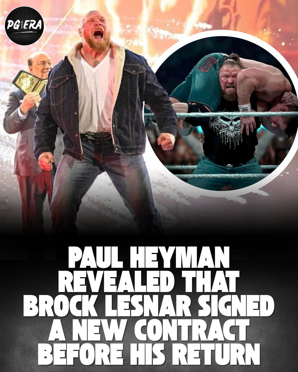 Brock Lesnar signed a multi year deal 🔥

During Heyman appearance on The Ariel Helwani Show, When asked if a new contract was signed, Paul Heyman confidently responded, “Oh, I’m sure there’s a new deal involved.”