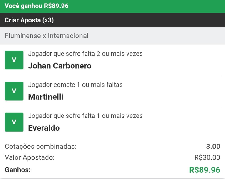 Tu é fera demais <a href="/RafaSouzaTips/">👑 Rafa Souza Tips</a> mais um green contigo. O cara das faltas fazendo a boa de novo. 

Cada dia mais seu fan👏