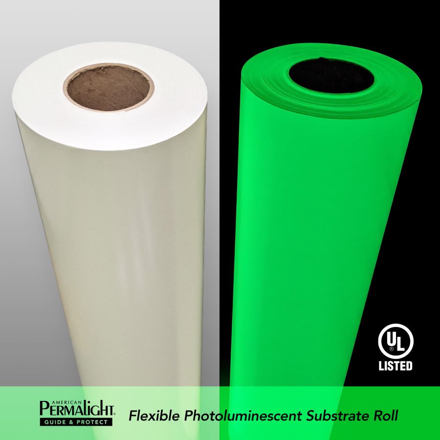 ameripermalight's tweet photo. Looking to create photoluminescent, building code compliant signage? 

Whether it's for floor-level, stairway or exit identification, you can produce glow-in-the-dark signs using Permalight® printable substrates. https://t.co/ZhRwEYLgiL
