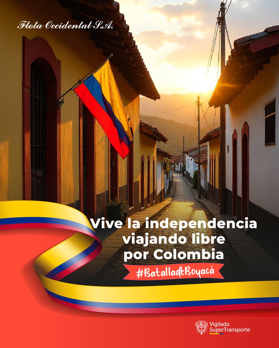 El 7 de agosto recordamos el coraje y la determinación de aquellos héroes que lucharon con valentía por un futuro libre de Colombia. 

Este día marca el rumbo de nuestro hermoso país y lo seguimos conmemorando 206 años después.

#BatallaDeBoyacá #Libertad #Colombia #7DeAgosto