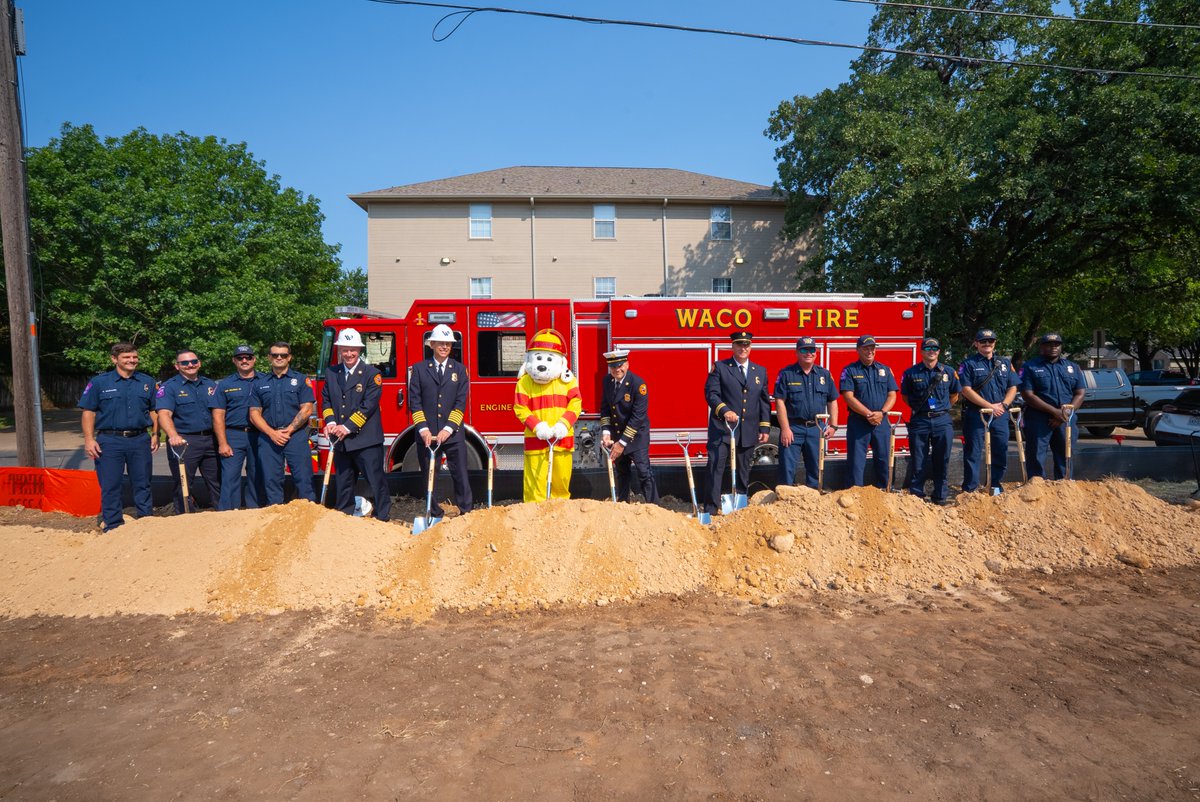Thank you to all who joined us to celebrate the groundbreaking of the new <a href="/WacoTXFire/">Waco Fire Department</a> Station #4!
 
Station 4 has proudly served South Waco for 132 years and continues to be one of our highest-performing stations, responding to over 2,500 calls last year!
 
#wacotexas #wacofire