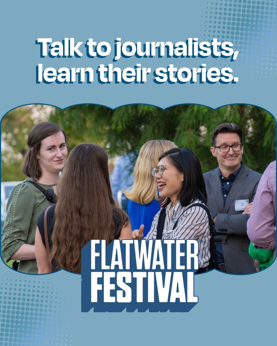 On Sep. 17, you'll have a chance to meet FFP reporters at our Flatwater Festival evening event! Talk to our journalists, learn their stories and celebrate the future of independent journalism in Nebraska. Tickets are going fast! RSVP and learn more. 🔗 buff.ly/g6redCc