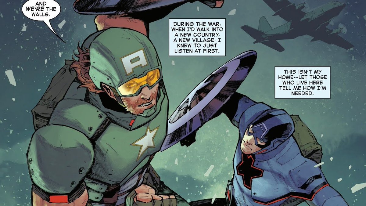 CAPTAIN AMERICA #2- Unclench Your Fourth Point Of Contact And Enjoy This Comic Book, VetBros™ 

By Richard C. Meyer

 comicsgate.org/2025/08/07/cap… 

#Comicsgate #TeamComics #Comics