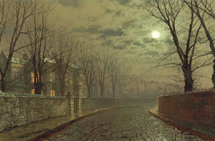 Silvery moonlight #artbots #grimshaw