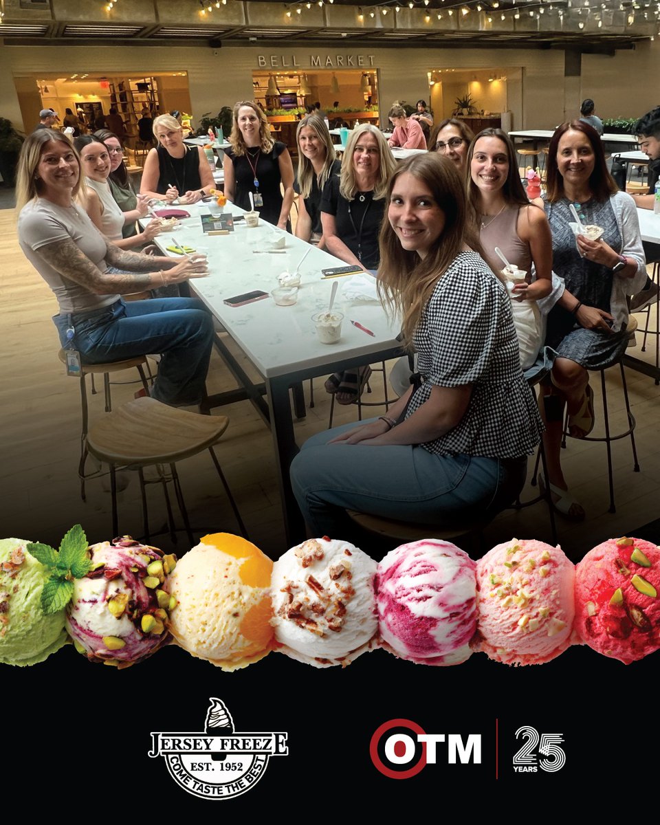 OnTheMarkComm's tweet image. We celebrated this month with ice cream here at Bell Works!  Here&apos;s to cool treats, hard work and a team that makes it all happen!  Cheers to milestones we&apos;ve hit and the ones still to come!

Happy 25th Anniversary to us! 🍨🍦

. . . 

#onthemark #communications #njbusiness