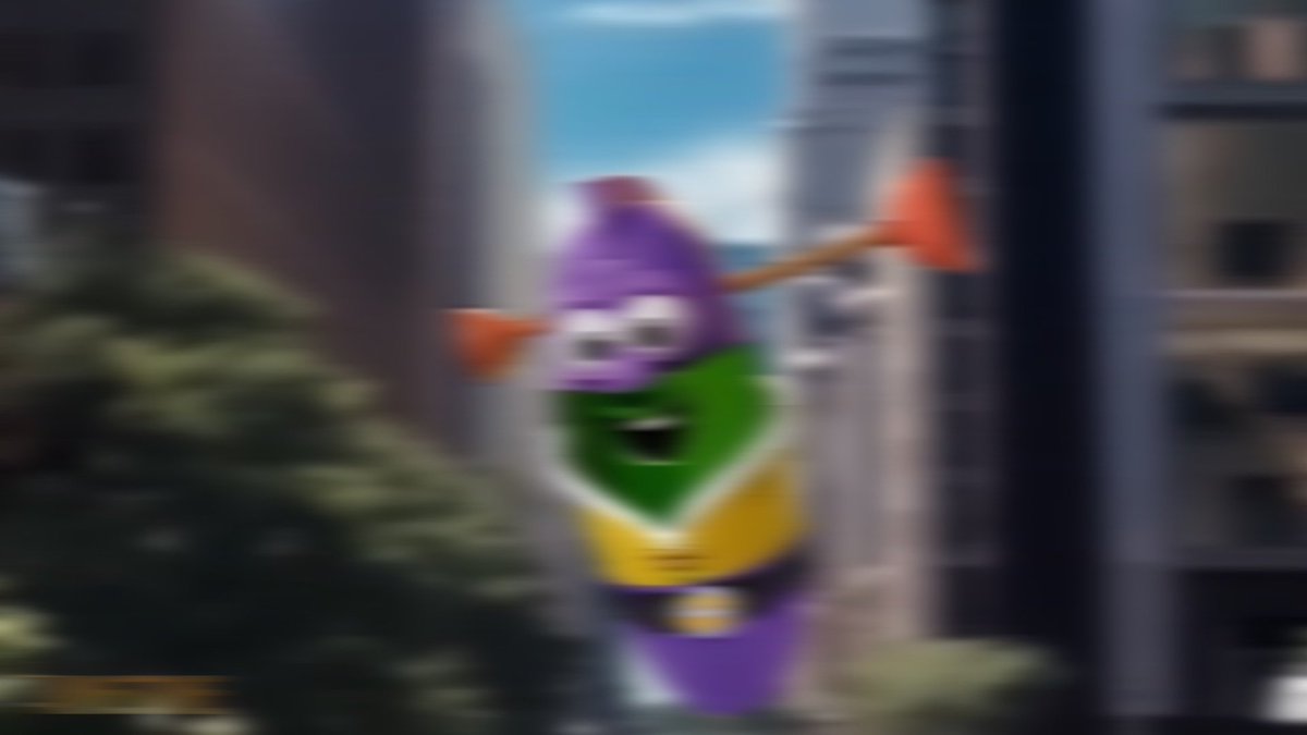 “Kingstone Studios LarryBoy film animation test (2025)”
Kingstone Studios animated an A.I. test of LarryBoy swinging across a city, but that test was deleted due to backlash from the VeggieTales community.
[THIS IS FAKE]

Inspired by <a href="/FanThamas/">LoveThamasFan</a>