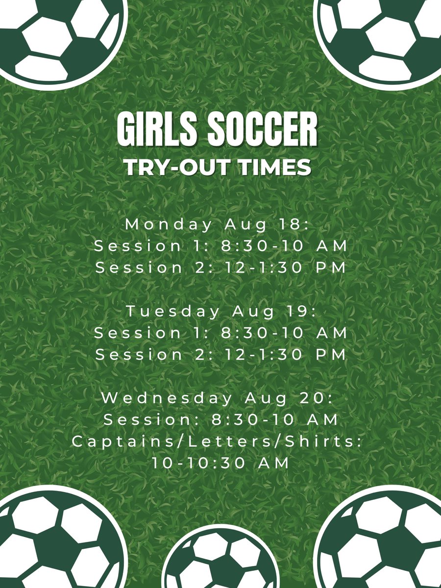 Law Girls Soccer (@lawgirlssoccer1) on Twitter photo 11 more sleeps until Day 1!!
Bring sneakers, cleats, shin guards, water, medical things (braces/wraps,inhalers/EPI/etc) to ALL sessions!
<a href="/JLHSAthletics/">Jonathan Law Athletics</a> <a href="/jlawadvocate/">The Advocate</a> 11 more sleeps until Day 1!!
Bring sneakers, cleats, shin guards, water, medical things (braces/wraps,inhalers/EPI/etc) to ALL sessions!
<a href="/JLHSAthletics/">Jonathan Law Athletics</a> <a href="/jlawadvocate/">The Advocate</a>