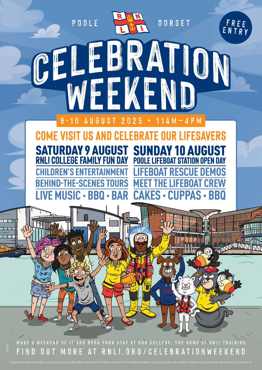 Lets Go Out Bournemouth & Poole (@letsgoout_bh) on Twitter photo Join the <a href="/RNLI/">RNLI</a> for a weekend of celebrations as they commemorate two milestones in Poole. This year, the RNLI College turns 21 and the volunteers at <a href="/PooleLifeboats/">RNLI Poole Lifeboats</a> are celebrating 160 years of saving lives! 👏🏻🎉
➡️letsgoout-bournemouthandpoole.co.uk/whats-on/rnli-…
#rnli #poole #dorset #savinglivesatsea Join the <a href="/RNLI/">RNLI</a> for a weekend of celebrations as they commemorate two milestones in Poole. This year, the RNLI College turns 21 and the volunteers at <a href="/PooleLifeboats/">RNLI Poole Lifeboats</a> are celebrating 160 years of saving lives! 👏🏻🎉
➡️letsgoout-bournemouthandpoole.co.uk/whats-on/rnli-…
#rnli #poole #dorset #savinglivesatsea